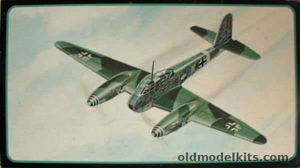 AMT-Frog 1/72 Messerschmitt ME-410 A-1 or ME-410 A-1/U-4 - (Frog molds), 3701-80 plastic model kit